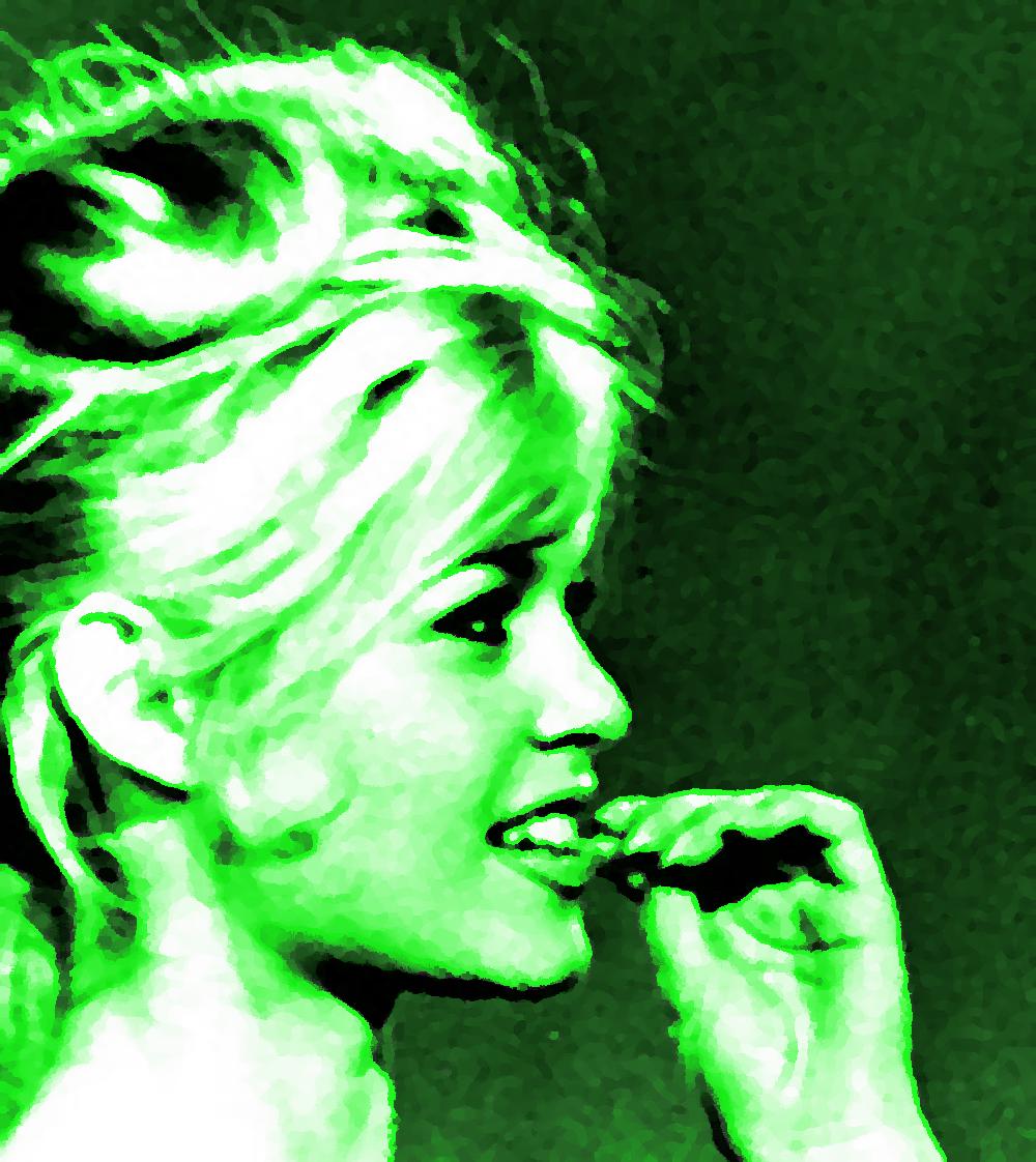 Birgitte Bardot inspired computer work (c) Aristo Tacoma